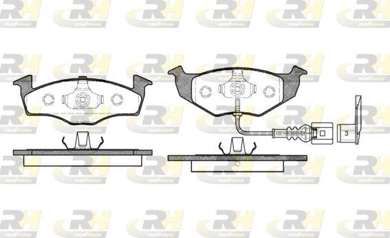 Roadhouse 2609.11 - Kit pastiglie freno, Freno a disco autozon.pro