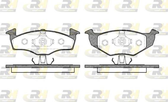 Roadhouse 2609.20 - Kit pastiglie freno, Freno a disco autozon.pro