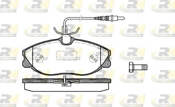 Roadhouse 2604.04 - Kit pastiglie freno, Freno a disco autozon.pro