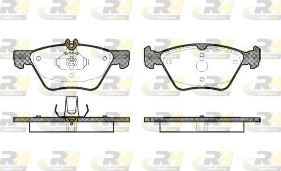 Roadhouse 2601.00 - Kit pastiglie freno, Freno a disco autozon.pro