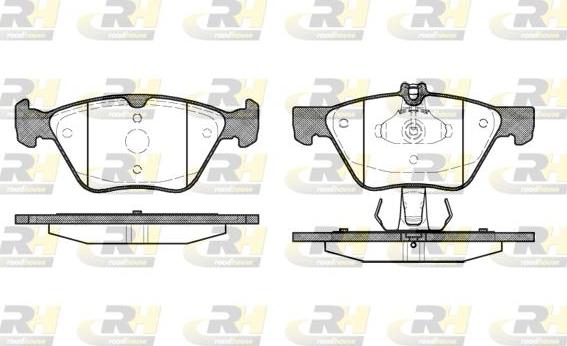 Roadhouse 2601.30 - Kit pastiglie freno, Freno a disco autozon.pro