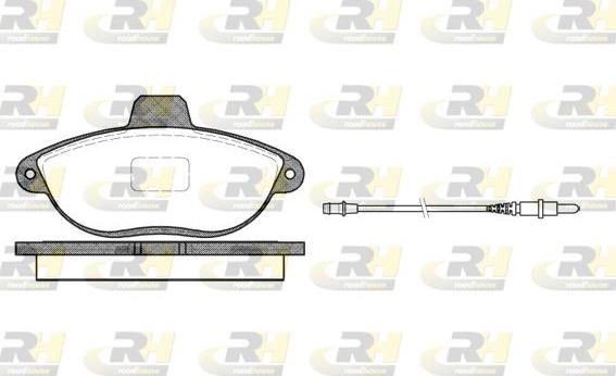 Roadhouse 2602.02 - Kit pastiglie freno, Freno a disco autozon.pro