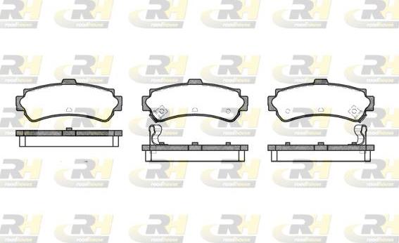 Roadhouse 2607.02 - Kit pastiglie freno, Freno a disco autozon.pro