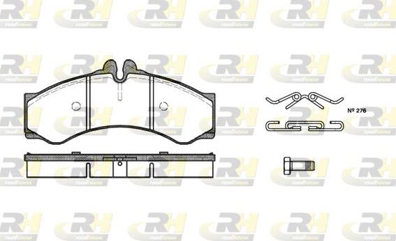 Roadhouse 2614.00 - Kit pastiglie freno, Freno a disco autozon.pro