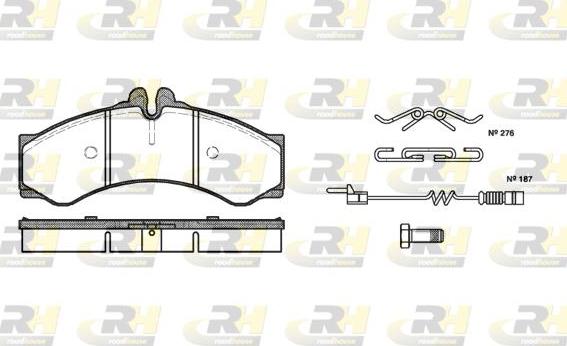 Roadhouse 2614.02 - Kit pastiglie freno, Freno a disco autozon.pro