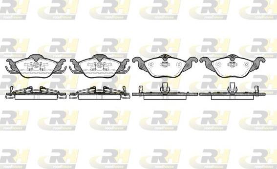 Roadhouse 2684.02 - Kit pastiglie freno, Freno a disco autozon.pro