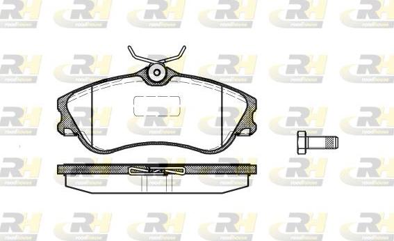 Roadhouse 2634.00 - Kit pastiglie freno, Freno a disco autozon.pro