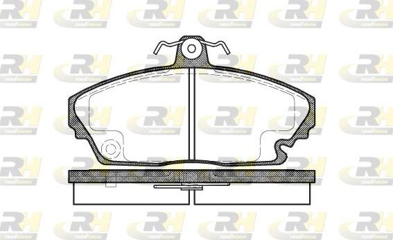 Roadhouse 2635.00 - Kit pastiglie freno, Freno a disco autozon.pro