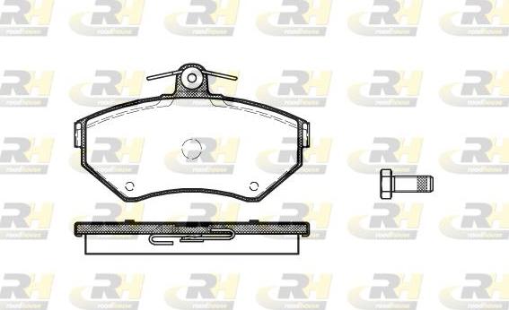 Roadhouse 2631.00 - Kit pastiglie freno, Freno a disco autozon.pro