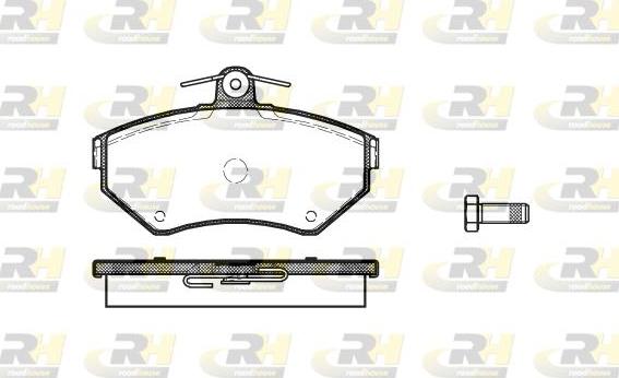 Roadhouse 2631.10 - Kit pastiglie freno, Freno a disco autozon.pro