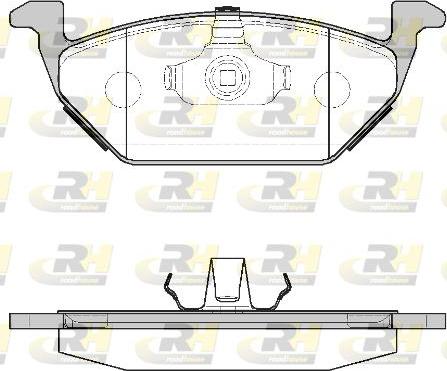 Roadhouse 2633.00 - Kit pastiglie freno, Freno a disco autozon.pro