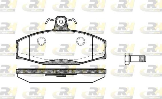 Roadhouse 2620.20 - Kit pastiglie freno, Freno a disco autozon.pro