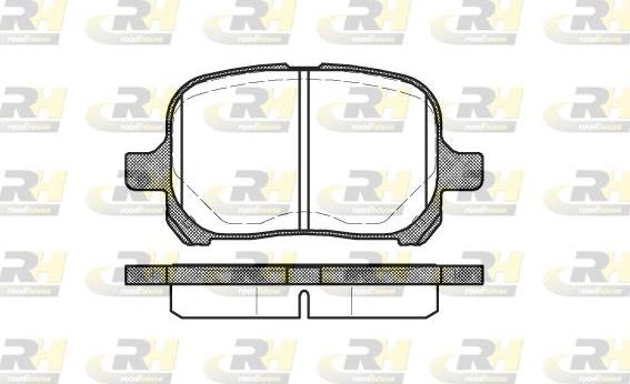 Roadhouse 2621.00 - Kit pastiglie freno, Freno a disco autozon.pro