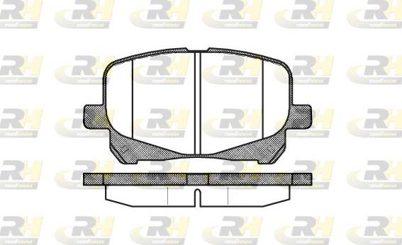 Roadhouse 2621.10 - Kit pastiglie freno, Freno a disco autozon.pro