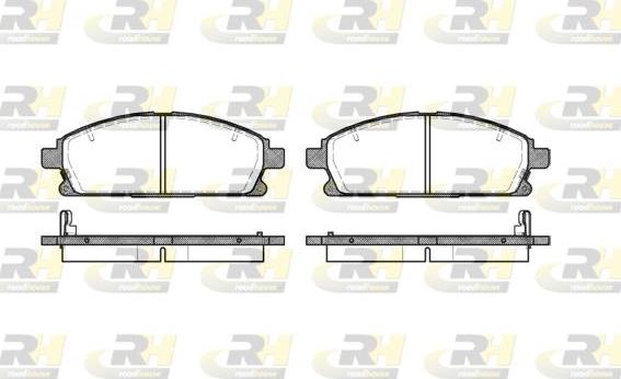 Roadhouse 2674.12 - Kit pastiglie freno, Freno a disco autozon.pro