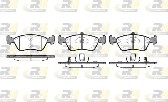 Roadhouse 2676.02 - Kit pastiglie freno, Freno a disco autozon.pro