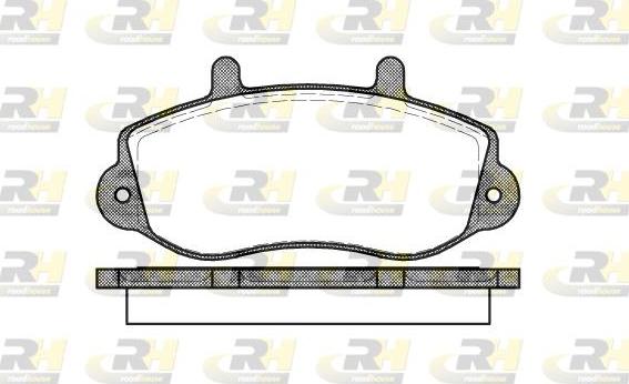 Roadhouse 2677.00 - Kit pastiglie freno, Freno a disco autozon.pro