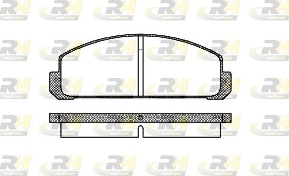 Roadhouse 2099.20 - Kit pastiglie freno, Freno a disco autozon.pro