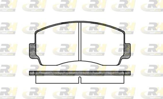 Roadhouse 2094.00 - Kit pastiglie freno, Freno a disco autozon.pro