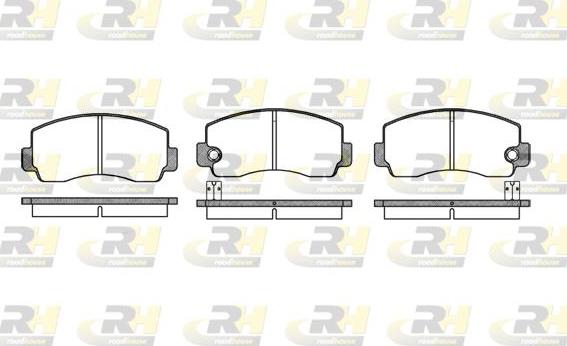 Roadhouse 2094.10 - Kit pastiglie freno, Freno a disco autozon.pro