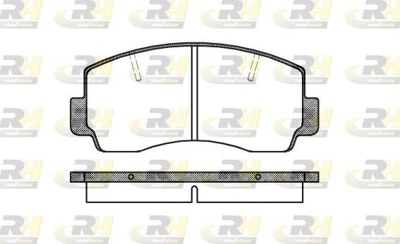 Roadhouse 2094.20 - Kit pastiglie freno, Freno a disco autozon.pro