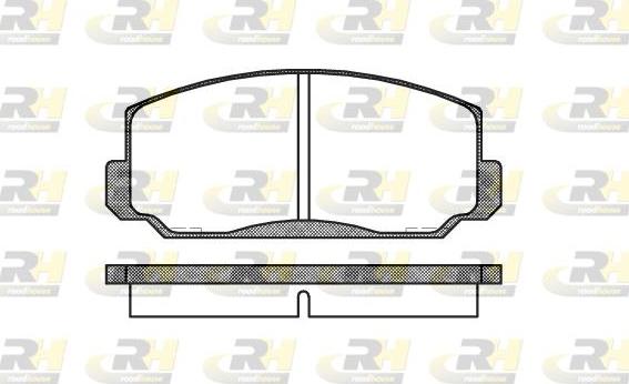 Roadhouse 2098.00 - Kit pastiglie freno, Freno a disco autozon.pro