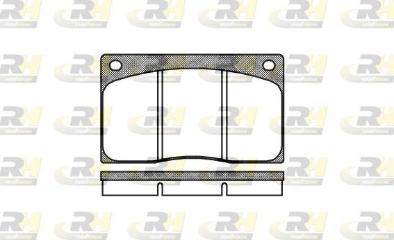 Roadhouse 2044.00 - Kit pastiglie freno, Freno a disco autozon.pro