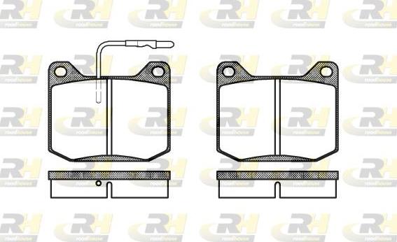 Roadhouse 2045.32 - Kit pastiglie freno, Freno a disco autozon.pro