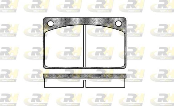 Roadhouse 2042.00 - Kit pastiglie freno, Freno a disco autozon.pro