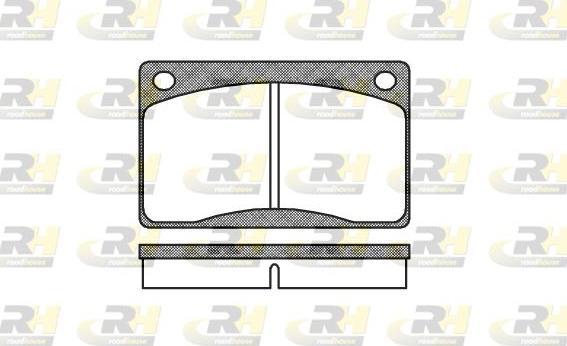 Roadhouse 2042.30 - Kit pastiglie freno, Freno a disco autozon.pro