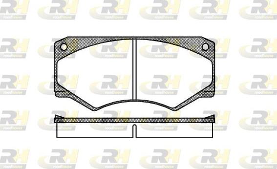 Roadhouse 2047.00 - Kit pastiglie freno, Freno a disco autozon.pro