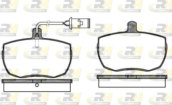 Roadhouse 2056.22 - Kit pastiglie freno, Freno a disco autozon.pro