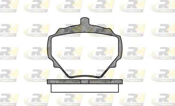 Roadhouse 2052.00 - Kit pastiglie freno, Freno a disco autozon.pro