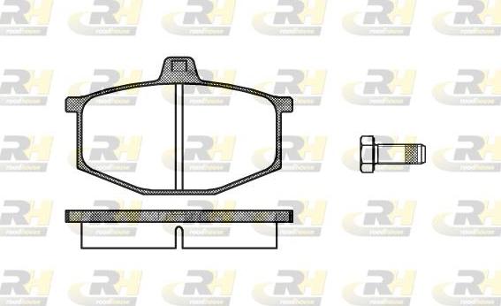 Roadhouse 2060.00 - Kit pastiglie freno, Freno a disco autozon.pro