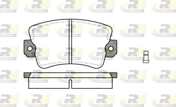 Roadhouse 2061.02 - Kit pastiglie freno, Freno a disco autozon.pro