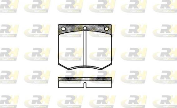 Roadhouse 2063.00 - Kit pastiglie freno, Freno a disco autozon.pro