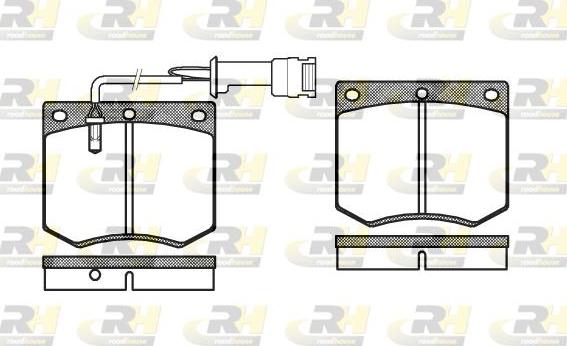 Roadhouse 2063.02 - Kit pastiglie freno, Freno a disco autozon.pro