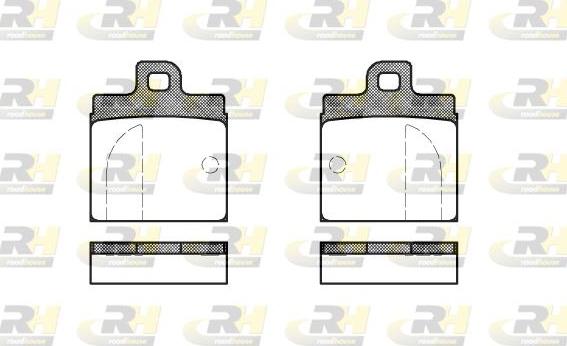 Roadhouse 2004.00 - Kit pastiglie freno, Freno a disco autozon.pro