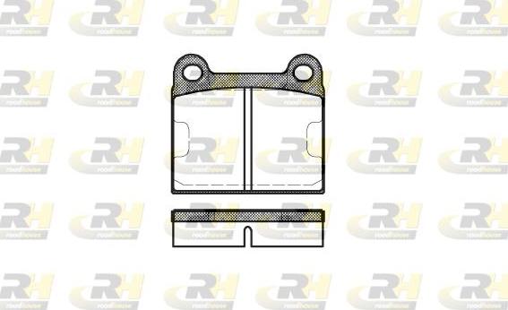 Roadhouse 2006.60 - Kit pastiglie freno, Freno a disco autozon.pro