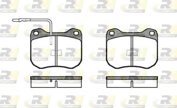 Roadhouse 2001.02 - Kit pastiglie freno, Freno a disco autozon.pro