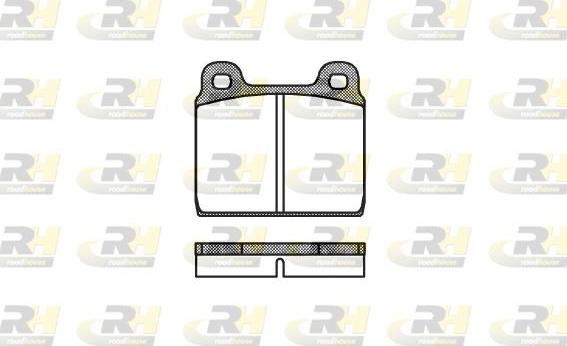 Roadhouse 2002.00 - Kit pastiglie freno, Freno a disco autozon.pro