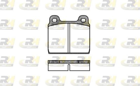 Roadhouse 2002.20 - Kit pastiglie freno, Freno a disco autozon.pro