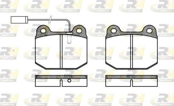 Roadhouse 2014.21 - Kit pastiglie freno, Freno a disco autozon.pro