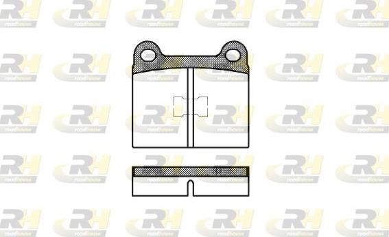 Roadhouse 2017.00 - Kit pastiglie freno, Freno a disco autozon.pro