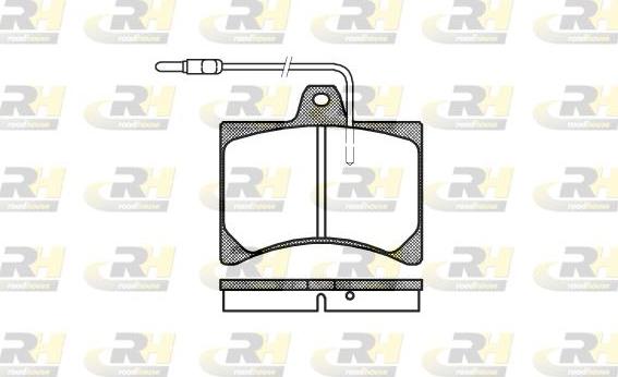 Roadhouse 2035.04 - Kit pastiglie freno, Freno a disco autozon.pro