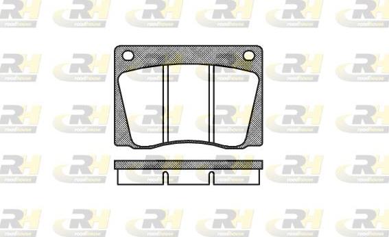 Roadhouse 2037.00 - Kit pastiglie freno, Freno a disco autozon.pro