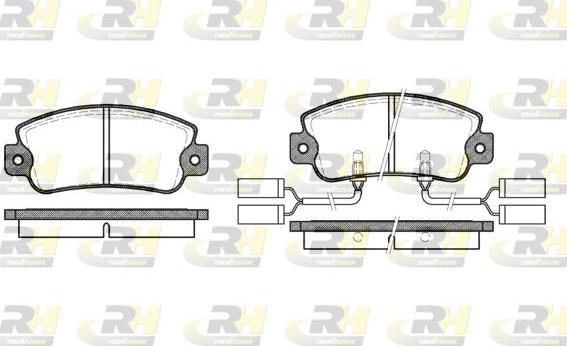 Roadhouse 2025.22 - Kit pastiglie freno, Freno a disco autozon.pro