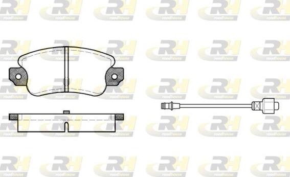 Roadhouse 2028.02 - Kit pastiglie freno, Freno a disco autozon.pro