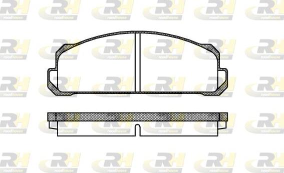 Roadhouse 2022.40 - Kit pastiglie freno, Freno a disco autozon.pro