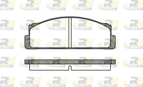 Roadhouse 2022.20 - Kit pastiglie freno, Freno a disco autozon.pro